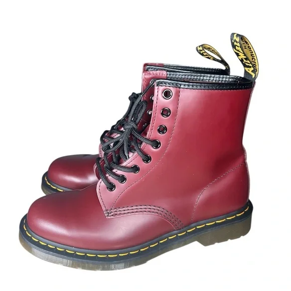 Dr. Martens | Shoes | Dr Martens Cherry Red Combat Lace Up  display picture 1